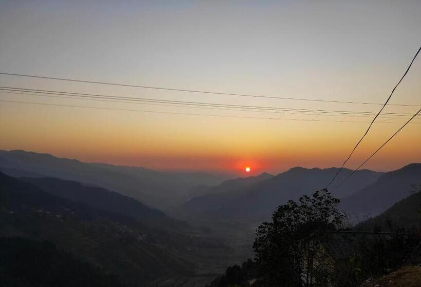 带山景的复式房间, Meraki Huts