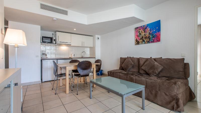 침실 2개 아파트, Vacanceole  Residence Le Crystal
