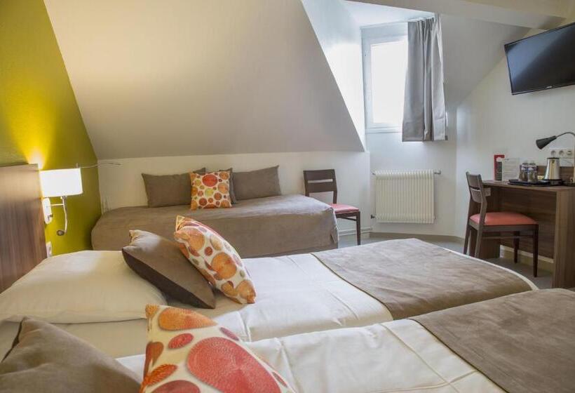 Трехместный Номер Комфорт, Logis Hôtel Restaurant Chaptal, Amboise