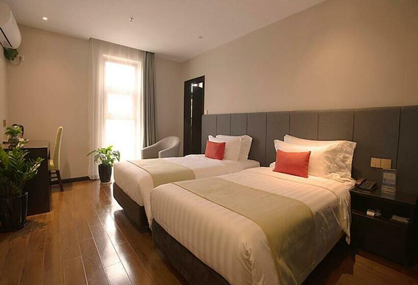 디럭스 룸, Shanghai Joyful Star Hotel Free Shuttle Bus To Pudong Airport And Disney