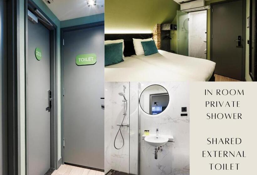 Quarto Estandar Banheiro Compartilhado, Ciao Papa Hotel Amsterdam Central Station