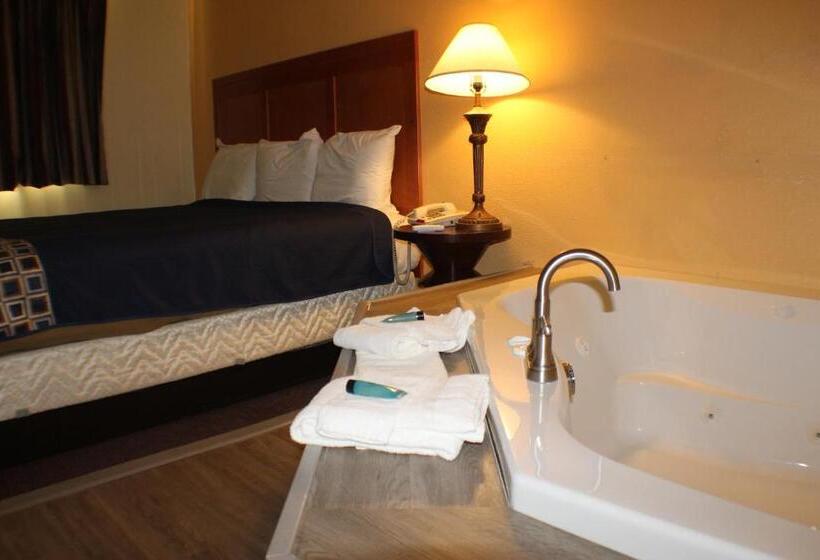 带大床的标准间, Americas Best Value Inn Geneva