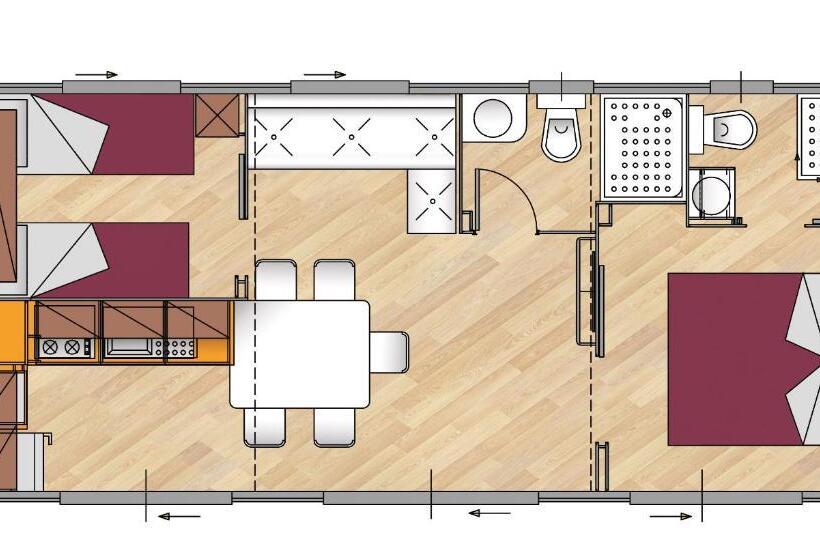 Casa 2 Quartos, Villaggio Turistico Lugana Marina