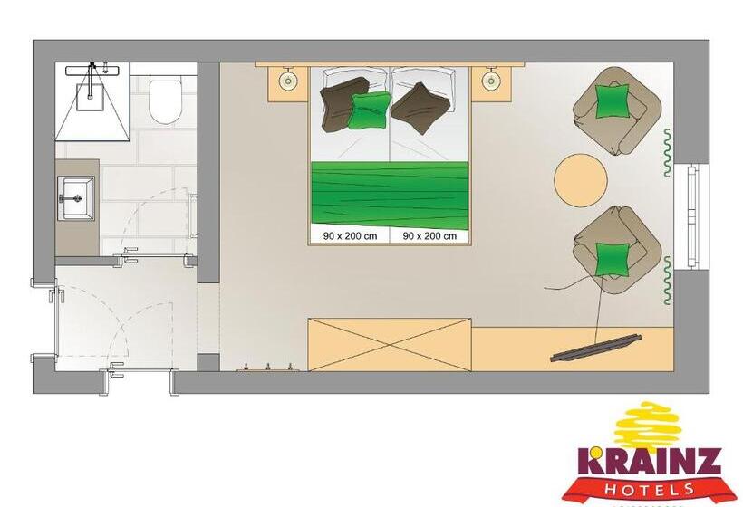 スタンダードルーム, Vitalhotel Krainz