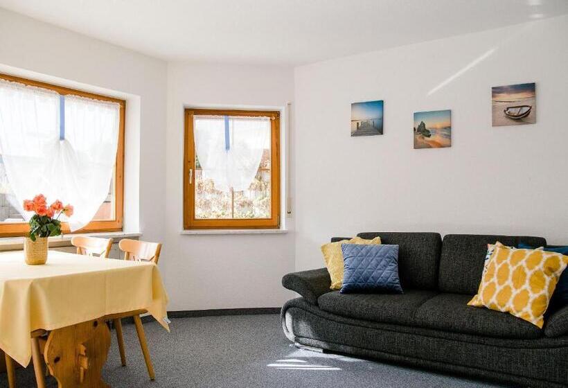 آپارتمان 1 خوابه با تراس, Gästehaus St. Martin