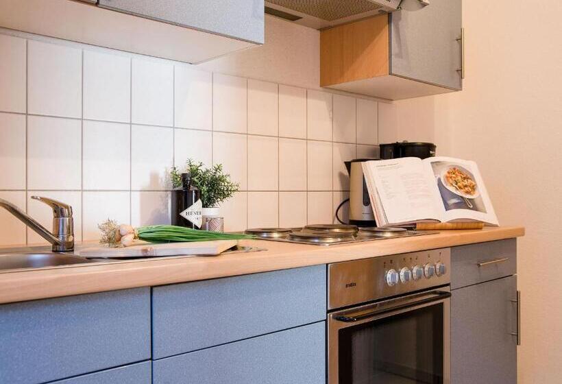 آپارتمان 1 خوابه با تراس, Gästehaus St. Martin