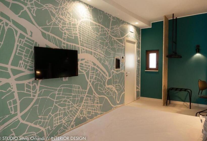 디럭스 스위트 킹 침대, Albergo Diffuso Dimora Rossi B&b