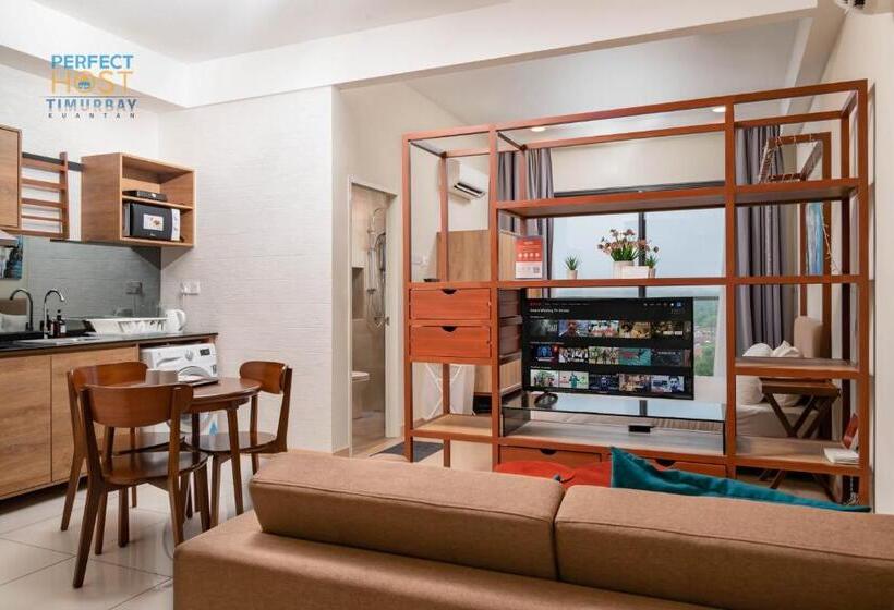 آپارتمان 1 خوابه با چشم‌انداز دریا, Timurbay Beachfront By Perfect Host