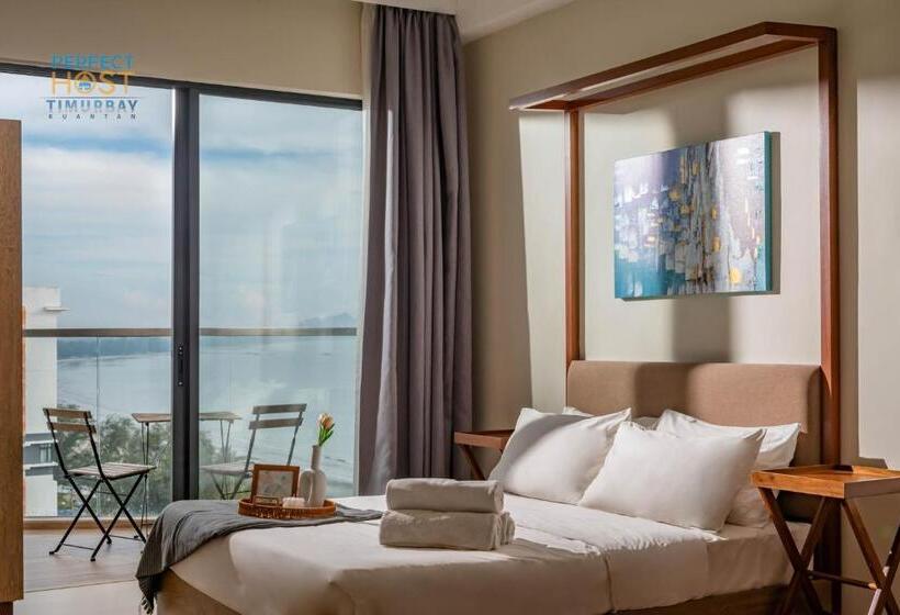 آپارتمان 1 خوابه با چشم‌انداز دریا, Timurbay Beachfront By Perfect Host