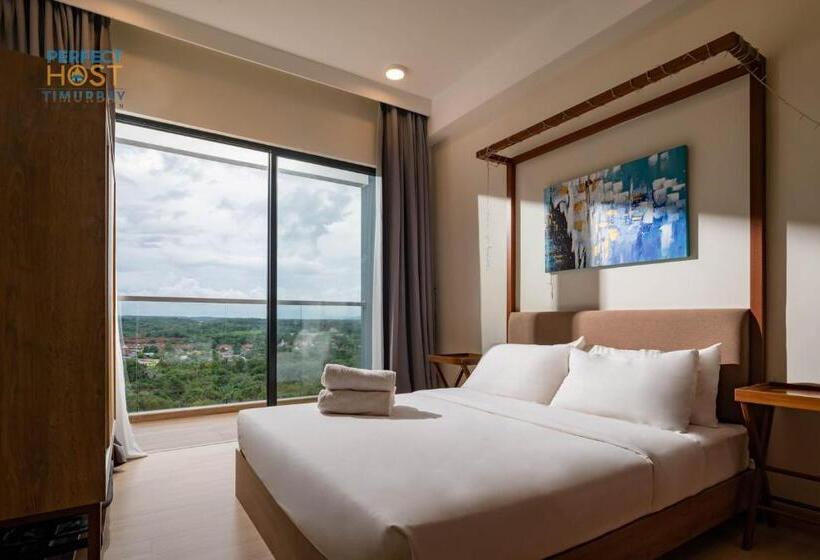 آپارتمان 1 خوابه با چشم‌انداز باغ, Timurbay Beachfront By Perfect Host