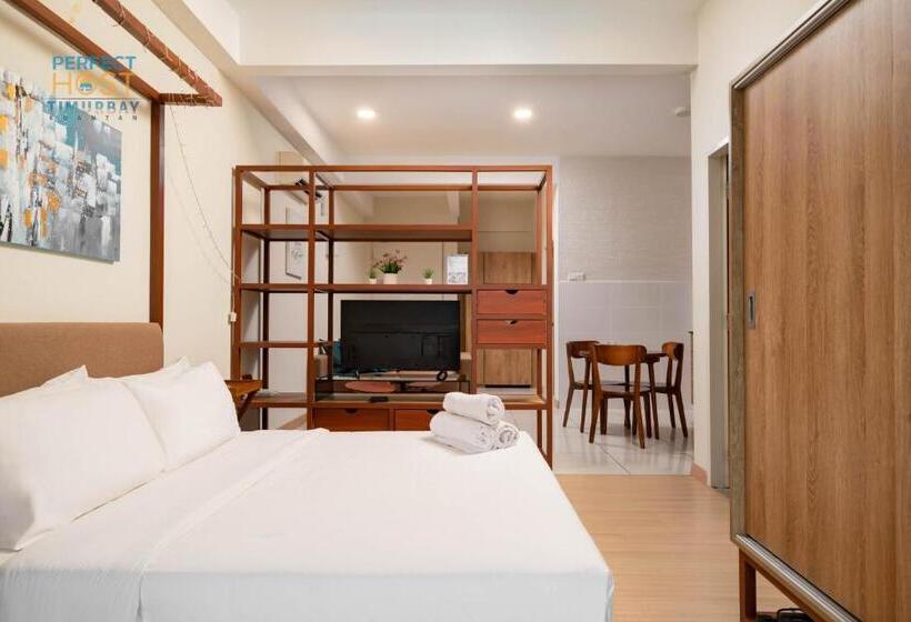 آپارتمان 1 خوابه با چشم‌انداز باغ, Timurbay Beachfront By Perfect Host