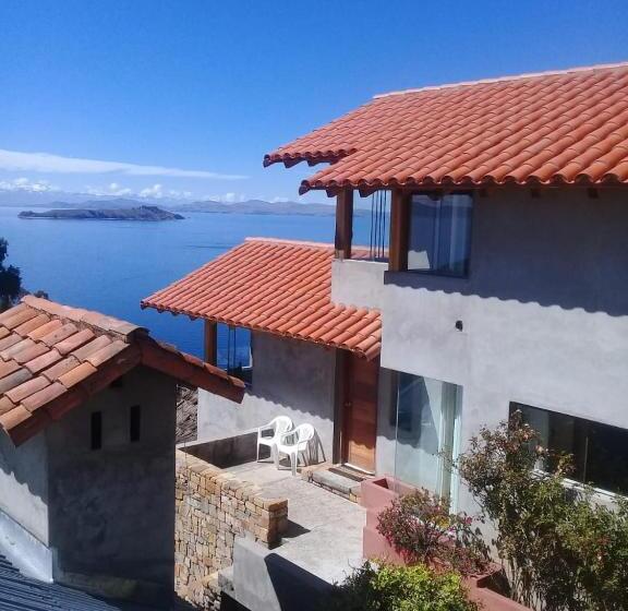 اتاق استاندارد با تخت بزرگ, Casa De La Luna Isla Del Sol Bolivia