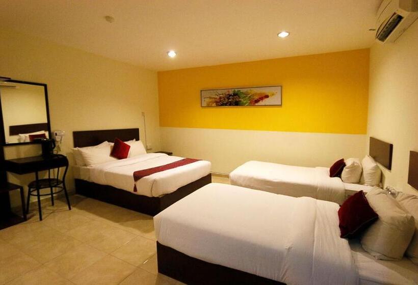 4인용 스탠다드 룸, Golden Roof Hotel Falim Ipoh