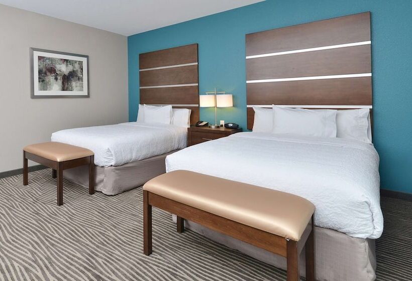 اتاق استاندارد با 2 تخت دوبل, Hampton Inn & Suites Des Moines Downtown