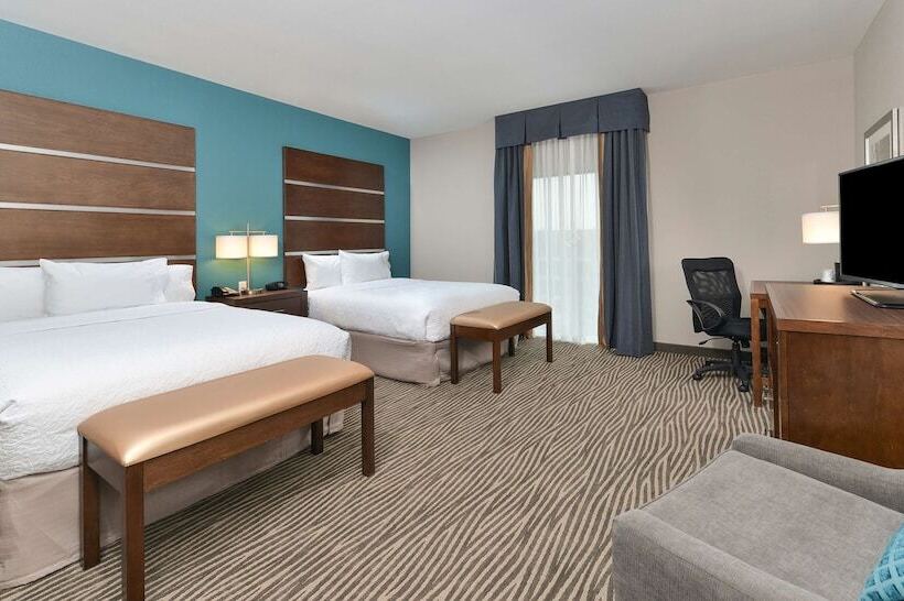 اتاق استاندارد با 2 تخت دوبل, Hampton Inn & Suites Des Moines Downtown