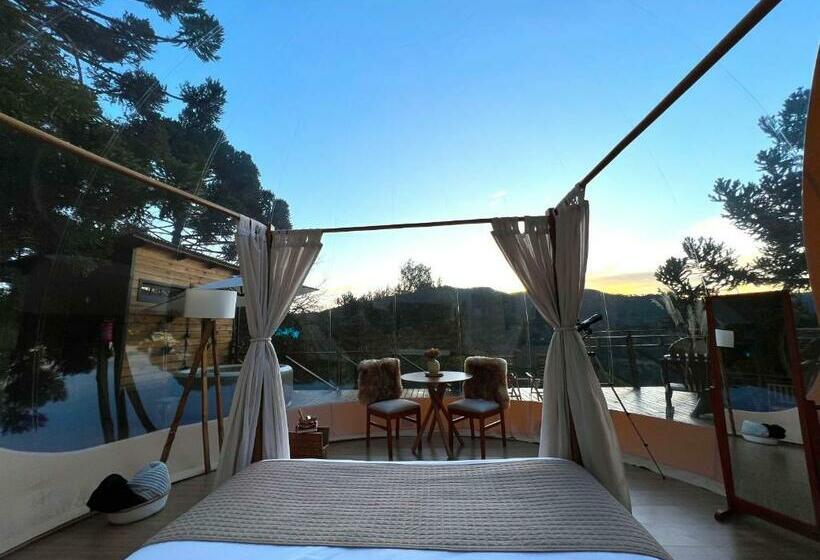 Люкс Кровать Кинг, Zion Bubble Glamping