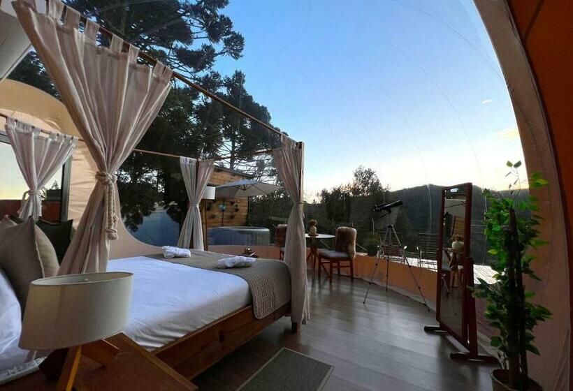 Люкс Кровать Кинг, Zion Bubble Glamping