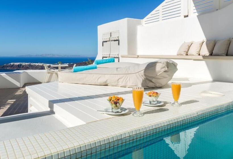 سوییت با استخر, White Santorini