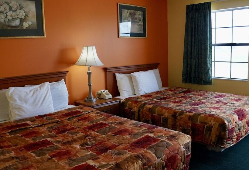 스탠다드 룸 더블 침대 2개, American Inn Of Kinder