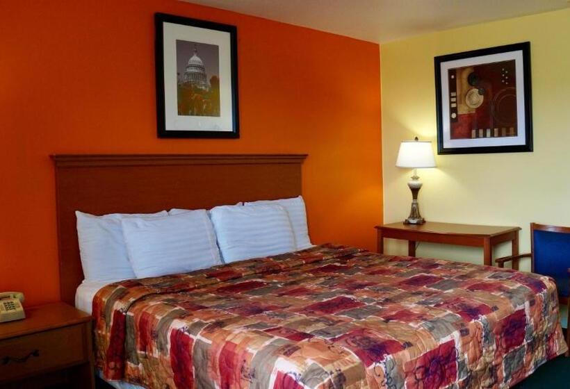 스탠다드 룸 킹사이즈 침대, American Inn Of Kinder