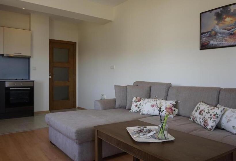 침실 1개 아파트, комплекс бяла виста до плажа   Complex Byala Vista Near The Beach