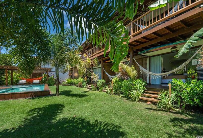 اتاق استاندارد سه تخته با چشم‌انداز استخر, Sup House Barra Grande