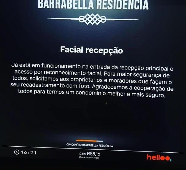آپارتمان 1 خوابه با بالکن, Lindo Apto No Barrabela, Todo Equipado, Com Arcondicionados Split Novos No Quarto E Na Sala, Limpíss