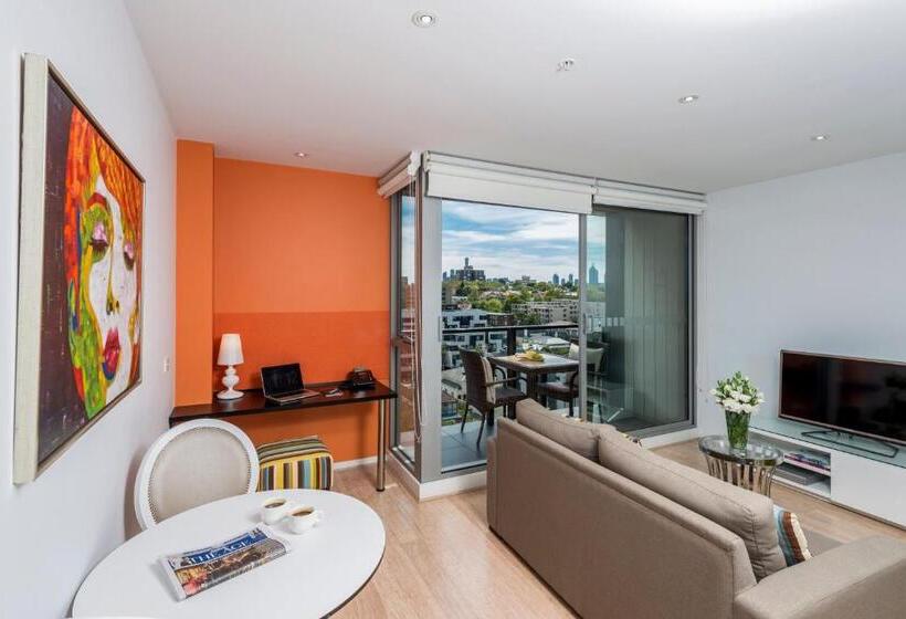 آپارتمان 1 خوابه, Oaks Melbourne South Yarra Suites