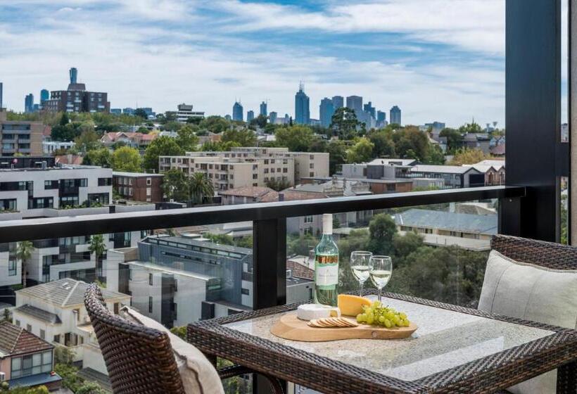 آپارتمان 1 خوابه, Oaks Melbourne South Yarra Suites
