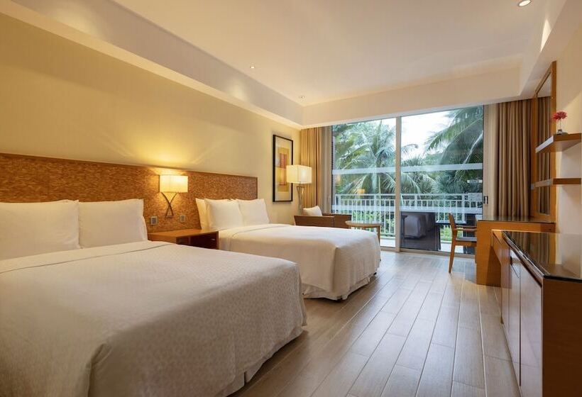 Номер Стандарт с Балконом Вид на Сад, Four Points By Sheraton Shenzhou Peninsula Resort