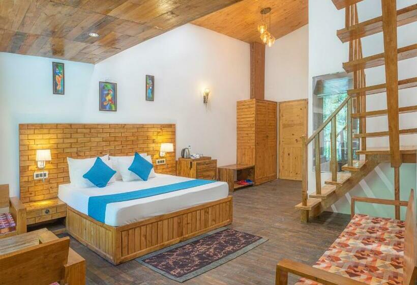 4인용 스탠다드 룸, The Brightside Resorts Tirthan   A Riverside