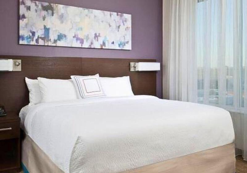 キングサイドベッドのスタンダードワンルーム, Residence Inn By Marriott West Palm Beach Downtown
