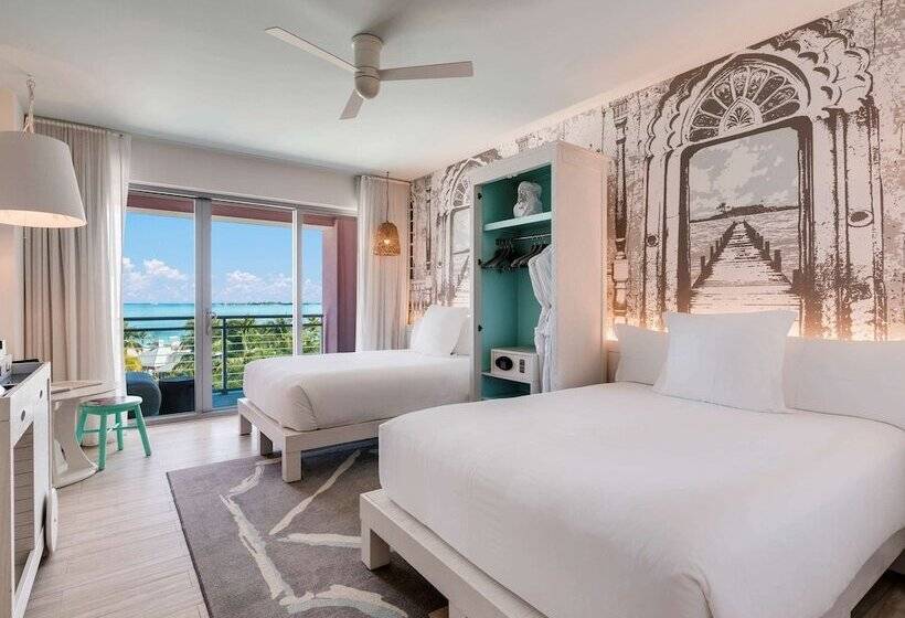 스탠다드 룸 더블 침대 2개, Sls At Baha Mar