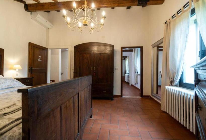 اتاق استاندارد با چشم‌انداز باغ, B&b Podere Calvanella