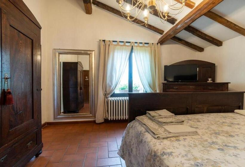 اتاق استاندارد با چشم‌انداز باغ, B&b Podere Calvanella
