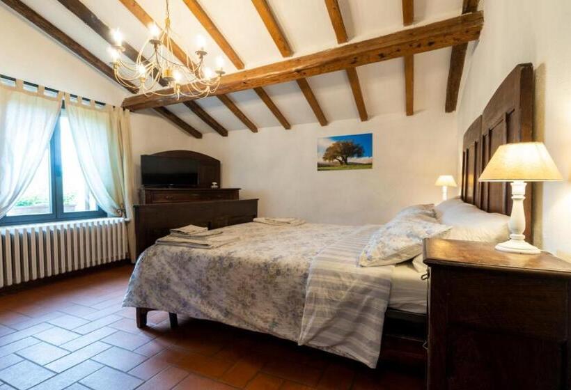 اتاق استاندارد با چشم‌انداز باغ, B&b Podere Calvanella