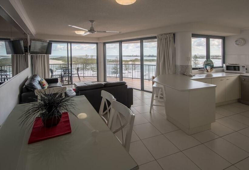 침실 3개 바다 전망 아파트, Centrepoint Apartments Caloundra