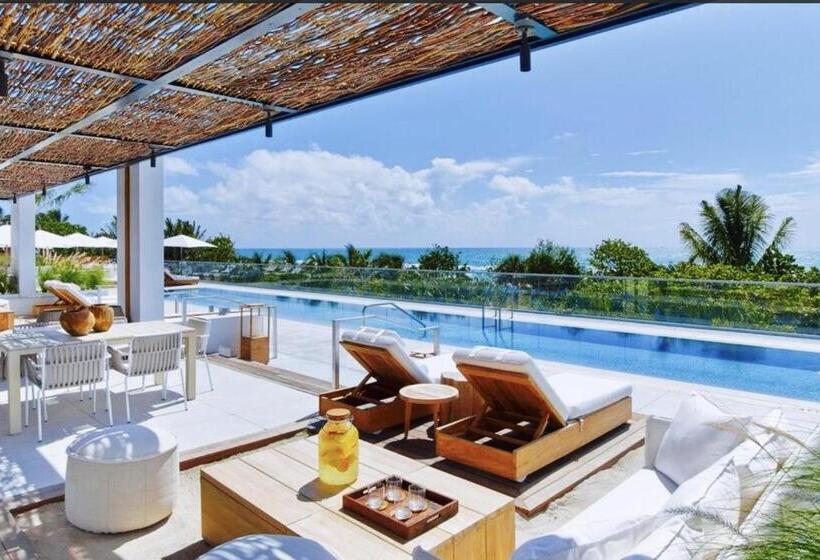 带海景的复工套房, 1 Hotel & Homes Miami Beach Oceanfront Residence Suites By Joe Semary