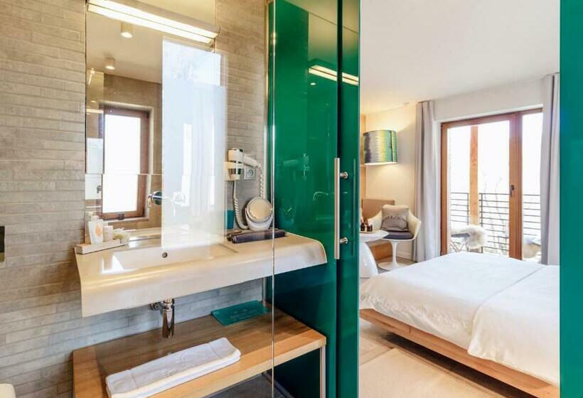 اتاق لوکس با بالکن, Zimowy Domek Boutique Rooms   Adults Only Vege