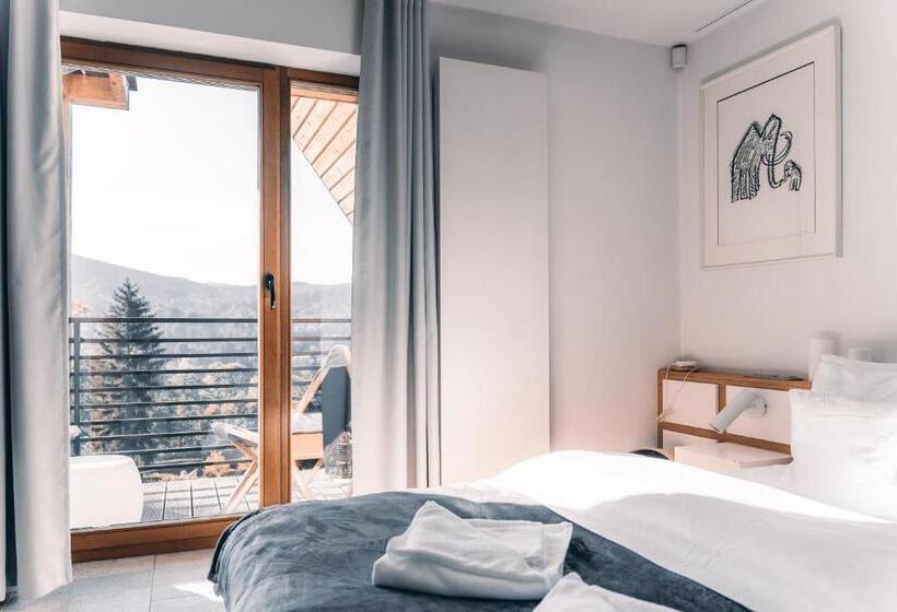 اتاق لوکس با بالکن, Zimowy Domek Boutique Rooms   Adults Only Vege