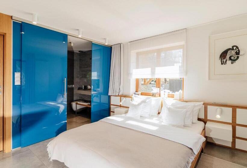 اتاق لوکس با بالکن, Zimowy Domek Boutique Rooms   Adults Only Vege