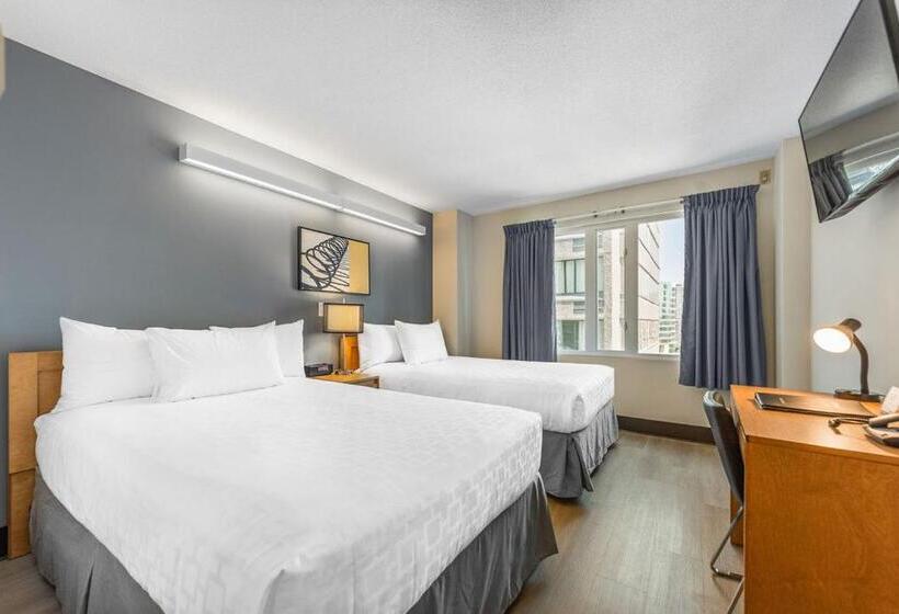 ２ダブルベッドのスタンダードルーム, Ywca Hotel Vancouver