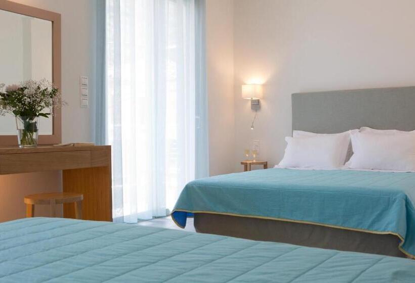 اتاق استاندارد چهار تخته, Grand Theoni Boutique Hotel & Spa