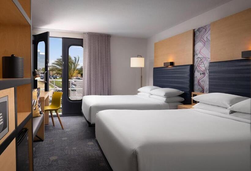 장애인을 위한 퀸사이즈 스탠다드 룸, Aloft El Segundo  Los Angeles Airport