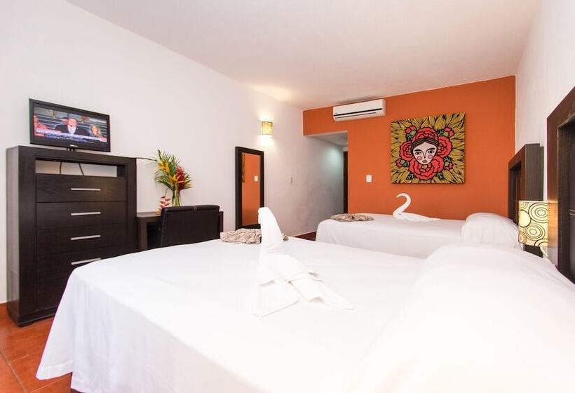 ２ダブルベッドのスタンダードルーム, Santa Cruz Huatulco