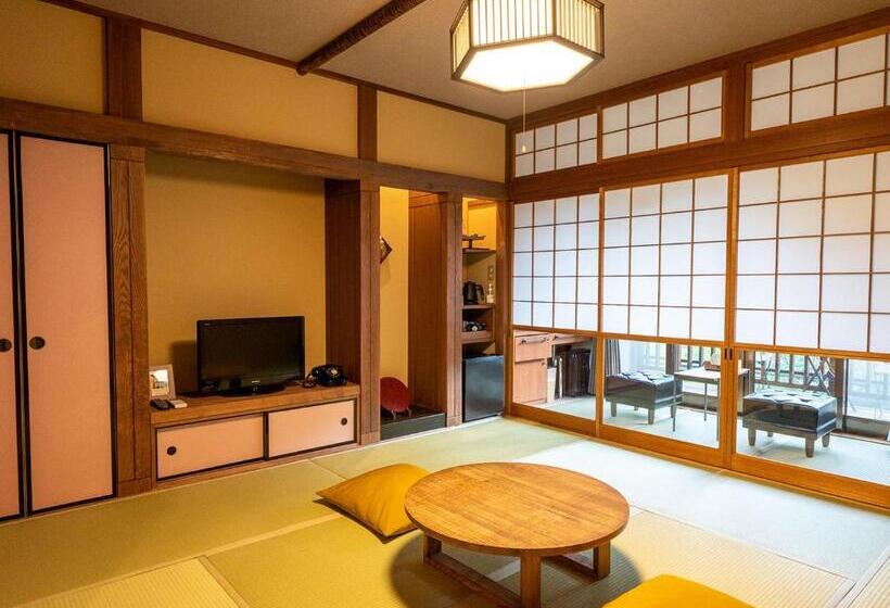 اتاق استاندارد سه تخته با بالکن, Shima Onsen Kashiwaya Ryokan