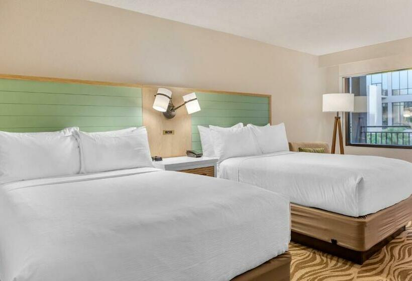 اتاق استاندارد با 2 تخت دوبل, Wyndham Garden Lake Buena Vista Disney Springs® Resort Area