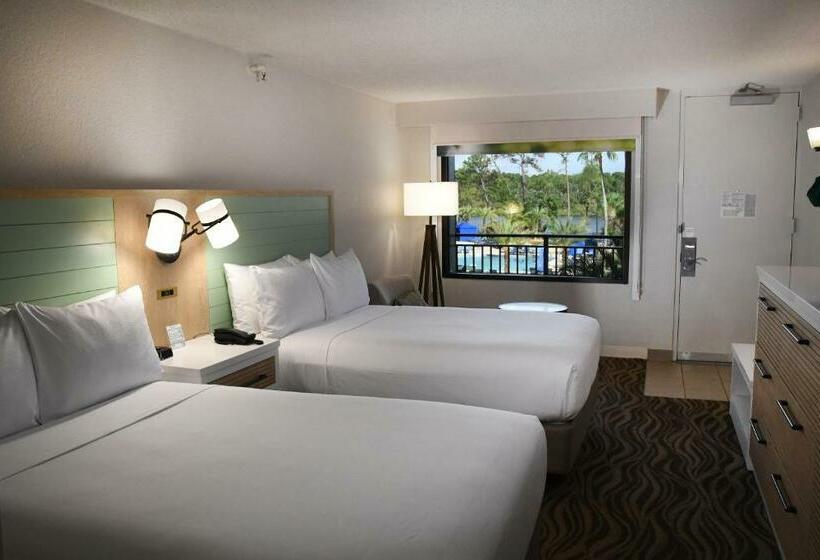 اتاق استاندارد با 2 تخت دوبل, Wyndham Garden Lake Buena Vista Disney Springs® Resort Area