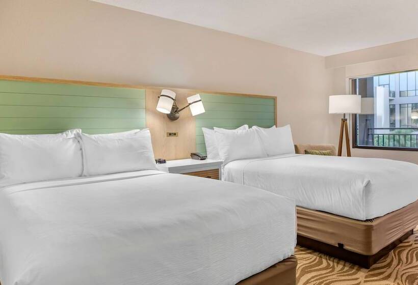 اتاق استاندارد با 2 تخت دوبل, Wyndham Garden Lake Buena Vista Disney Springs® Resort Area