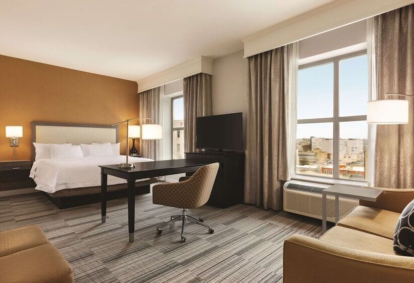 Студия Стандарт Двуспальная Кровать, Hampton Inn & Suites Roanokedowntown